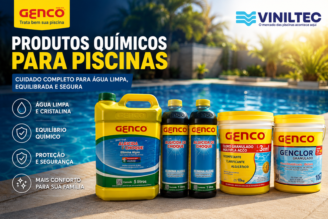 Genco: o guia completo de produtos para manter sua piscina sempre limpa