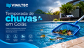 Piscina depois da chuva: o que fazer para recuperar a água