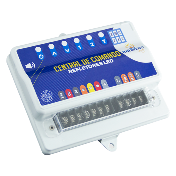 CENTRAL DE COMANDO BRUSTEC RITIMICA E 2 AUXILIARES SMD MAX 72 W